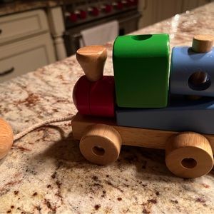 Pottery Barn Vintage Pull toy wooden